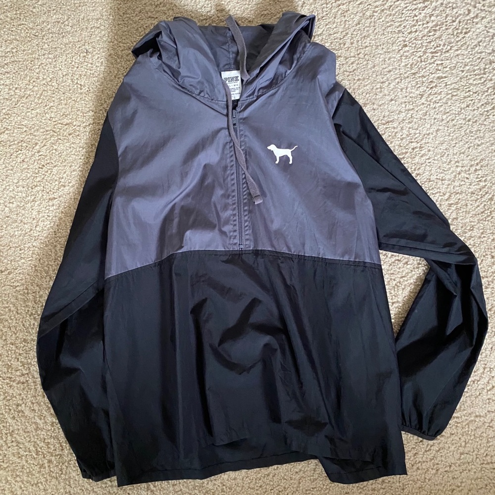 VS PINK rain quarter zip